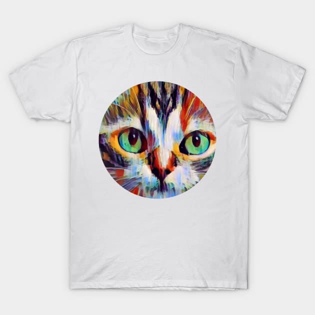 Curious floppy cat T-Shirt by GoranDesign